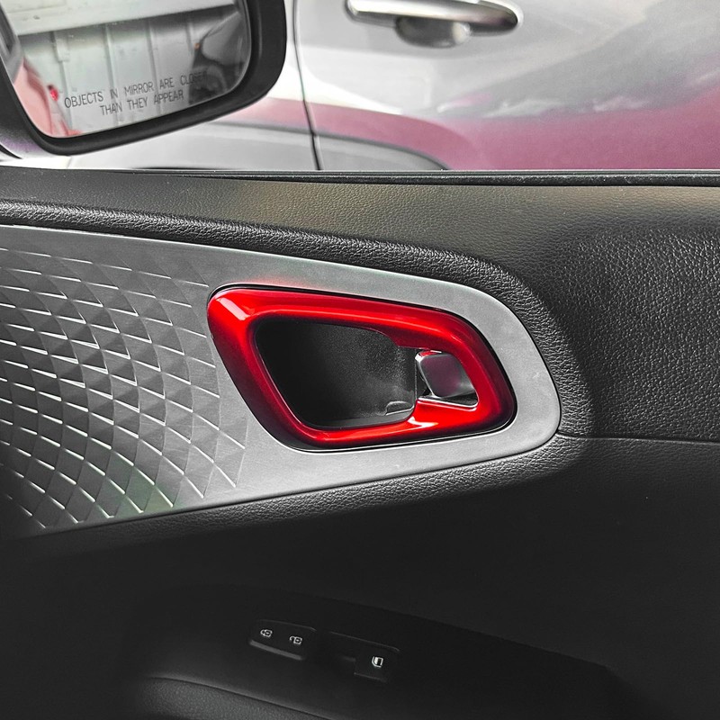 JUIVEEL Inner Door Handle Bowl Cover Trim Interior,Inner Door Handle