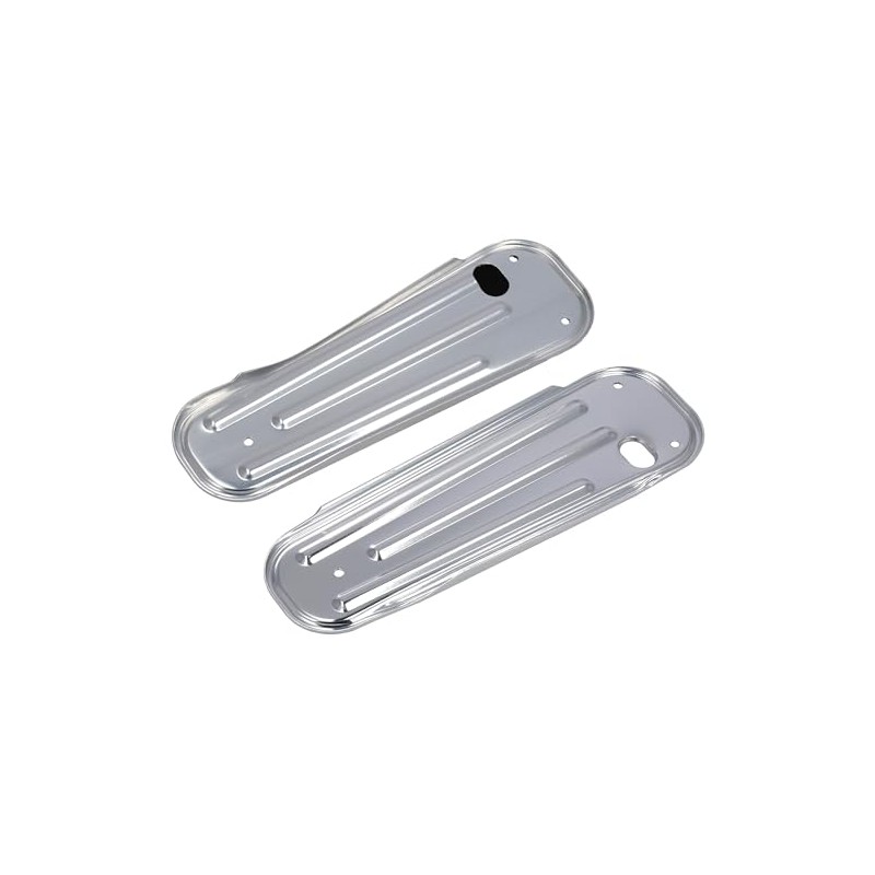 Set of Running Boards Right and Left Rubber Black for