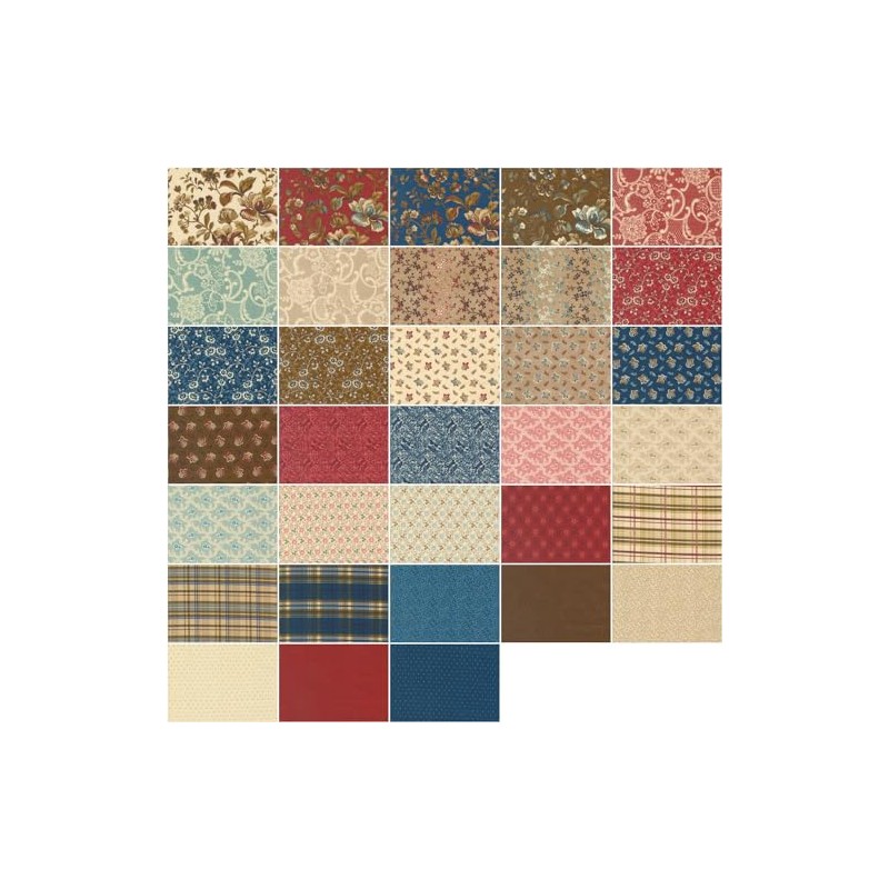 Moda Fabrics Lydia's Lace Charm Pack by Betsy Chutchian; 42-5