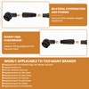 ZDRU 2 Pcs Black Round Vacuum Brush, 1-1/4" Universal Vacuum