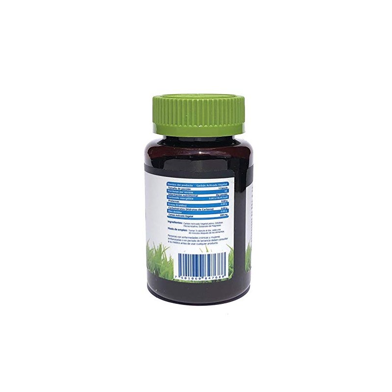 Vidanat Carbón Activado Vegetal 30 cápsulas 300 mg Vidanat