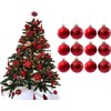 Christmas Tree Decoration Baubles Snowflakes Droplet Garland Heart Set 35pc