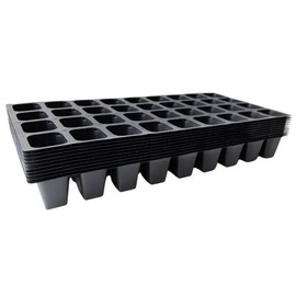 Living Whole Foods Tray Insert - 36 Cell (6x6 Nested) – 2.25" Deep Seed Starter 100 Tray – Durable & BPA-Free – Ideal for Germination, Propagation & Hydroponics – Compatible with Standard 1020 Trays