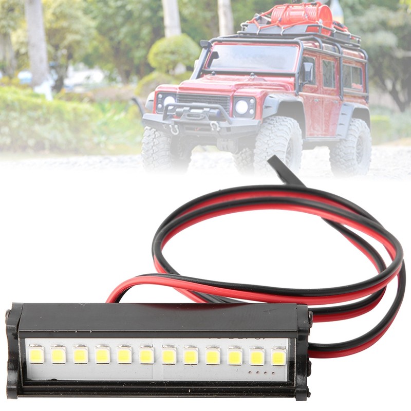 12pcs LED 1/10 RC High Brightness Headlight Model Car Spotlight