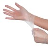 Powder-Free, transparent Vinyl 45PLUS Disposable Gloves - 100 or 1000