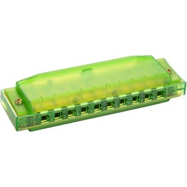 HOHNER Harmonica Translucent Harp C Green
