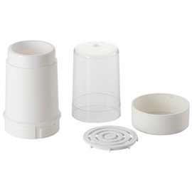 LIKE KIT STK-20 Chopsticks Holder with Cover, White (Diameter x Height) 3.5 x 9.6 inches (9 x 24.5 cm), Cutlery Case with Lid