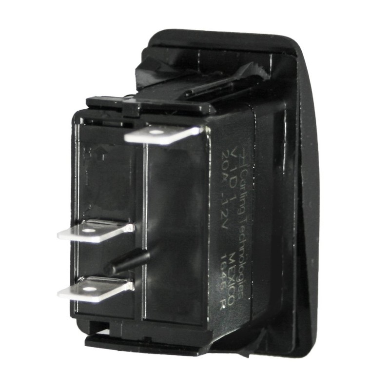 Contura II Carling Rocker Switch - Illuminated Red - V1D1,