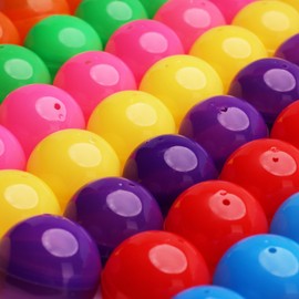 Capsule Vending Machine Colored Round Capsules Empty 500 pcs 2 inch - Gumball Machine Capsules Bulk Party Favor Containers - Easter Basket Stuffers Birthday Gifts Pinata Stuffers DIY Craft Supplies