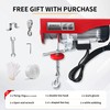 BTMPYLYT 110V Electric Hoist Winch 880 LBS Double Hook Lifting