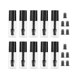 10 Pcs 3ml Empty Mascara Tube Wand Mini Eyelash Cream Container Bottle Eyelash Growth packing Tube container for Home and Travel