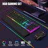 RedThunder RedThunder K10 Wired Gaming Keyboard and Mouse and Wrist