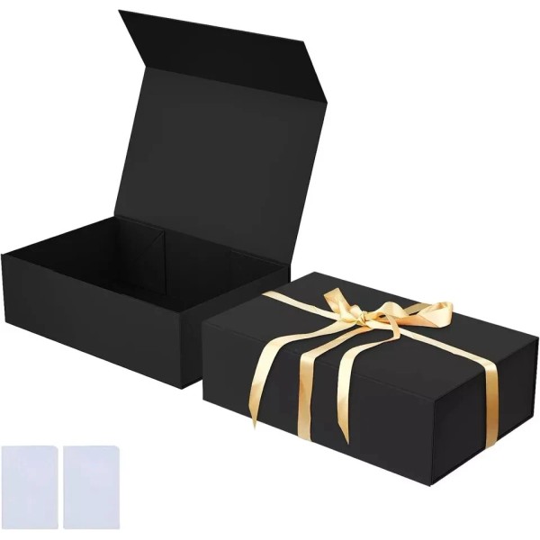 Luxury Large Gift Box 13.8"x9"x4.3" Storage Box Ribbon Magnetic Closure