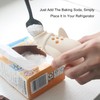 KLOWOAH Baking Soda Holder For Fridge,Refrigerator Reusable Deodorant Container,Reusable baking