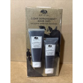 Origins LOT OF 2! Origins Clear Improvement Active Charcoal Mask 2.5 OZ NEW SEALED BOX