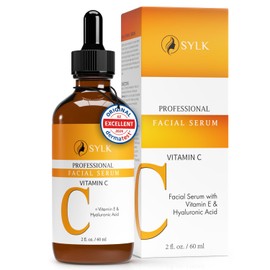 Sylk Vitamin C Serum for Face with Hyaluronic Acid and Vitamin E, 60 ml