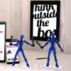 WinnerWhy 100 Pcs Action Figure Stand Clear Display Feet Stands