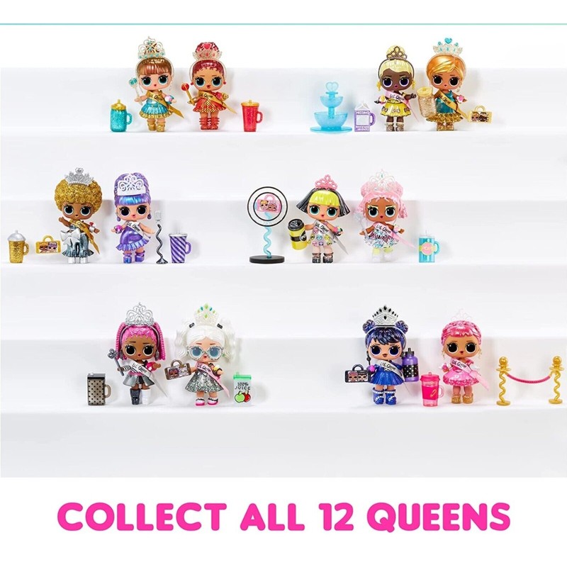 L.O.L. Surprise! Queens Dolls With 9 Surprise Including Doll, For