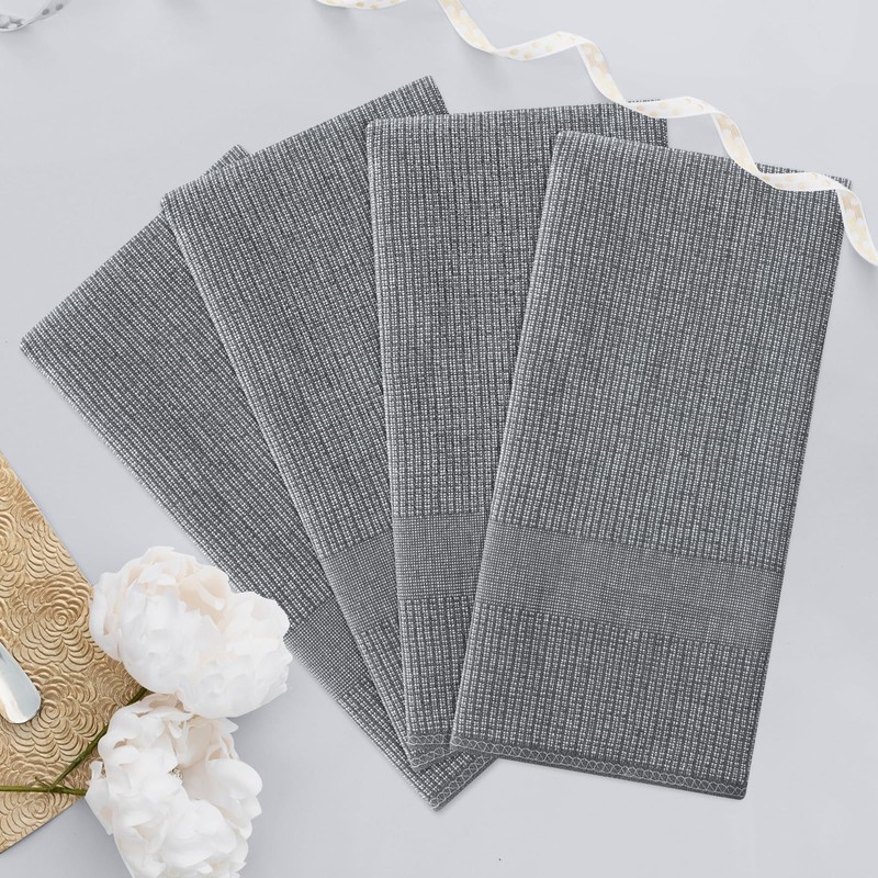 smiry Premium Kitchen Towels(18"x 28", 6 Pack), Large Cotton Dish