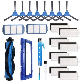 Accessories Kit for EU fy RoboVac 11S, RoboVac 30, RoboVac 30C, RoboVac 15C, Robotic Vacuum Cleaner Replacement Parts Filters, Side Brushes,Rolling Brush