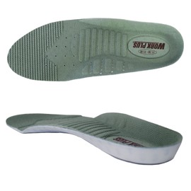 Midori Safety [Prevents Foot From Shifting In Shoes] [Antibacterial Deodorization] Cup Insole DR-01WP - -