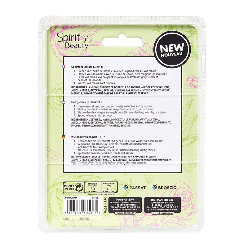 Soap-It Soap Sheets - 150 Soap Paper - Soap for