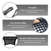 JUSTTOP 2-Layer Car Mesh Organizer, Auto Backseat Pet Kids Barrier