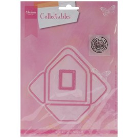 Marianne Design Elines Envelope Collectables Cutting Die and Clear Stamp Set,