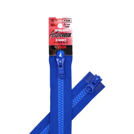 YKK Vislon #5 - cierre separadora (26 cm), color azul