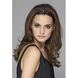 Aqua 14" Ponytail Color Platinum Blonde - Ellen Wille Wigs Wrap Around Pony Straight Heat Friendly Synthetic Thick Blow Dry Hairpiece