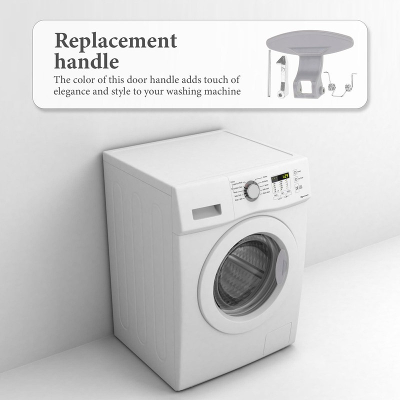 jojofuny 4 Sets Replacement Drum Washing Machine Handle Metal Washer