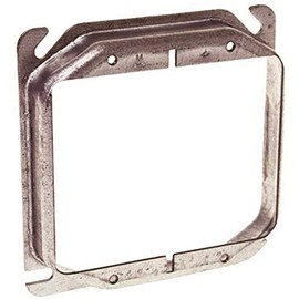 HUBBELL WIRING 769 662131 Series Mud Ring, 4" Square Raised, 2 5/8" Device