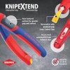 KNIPEX Herramientas - Alicates combinados de alto apalancamiento, multicomponente (202200),