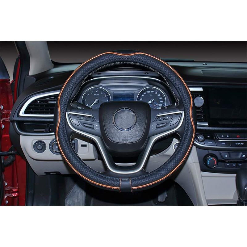 Mayco Bell Small Size Steering Wheel Cover Anti-Slip,Safety,Soft,Breathable,Durable,Full Surround,Comfortable Grip