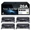 SANAIF 26A Toner Cartridge Black 4-Pack Replacement for HP 26A
