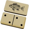 Azeeda 'Vintage Fish Side View' Domino Set & Box (DM00049396)