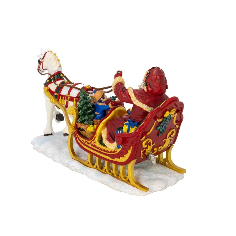 The San Francisco Music Box Company Santa with Children on