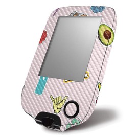 MightySkins Carbon Fiber Skin for Freestyle Libre 1 & 2 10 & 14 Day Versions - VSCO Girl | Protective, Durable Textured Carbon Fiber Finish | Easy to Apply and Change Styles | Made in The USA