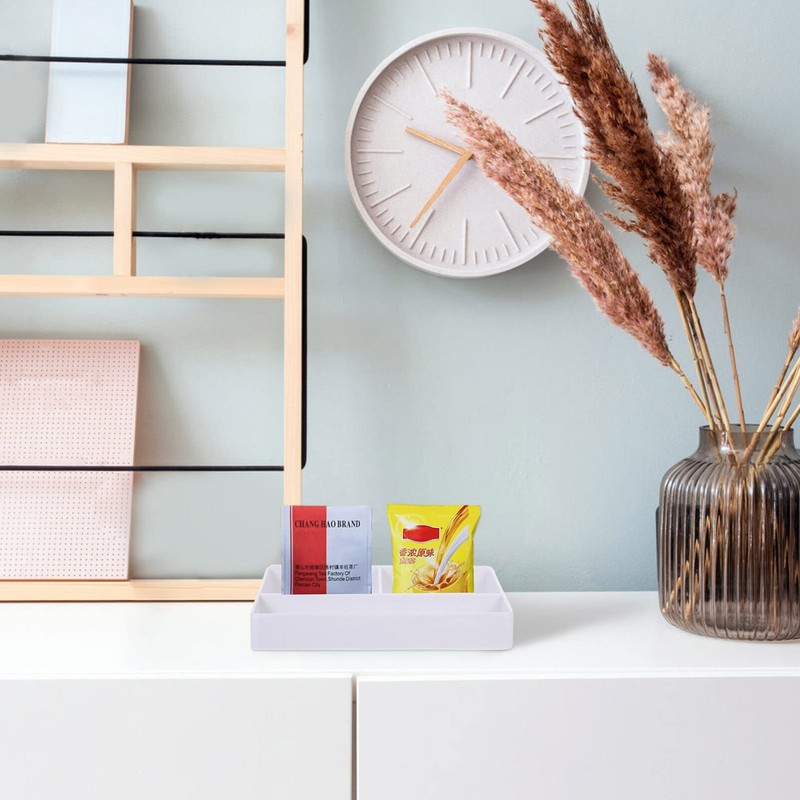 DOITOOL Coffee Station Organizer, Coffee Bar Box, Countertop Sugar Holder,