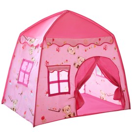 Pop Up Tents for kids, Playhouse for kids outdoor & indoor with Premium Fabric, Sturdy Frame, Easy 2-Step Setup, 51x39x49 inches