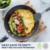 HIC Kitchen Slotted Non-Stick Flexible Spatula, Silicone with Stainless Steel