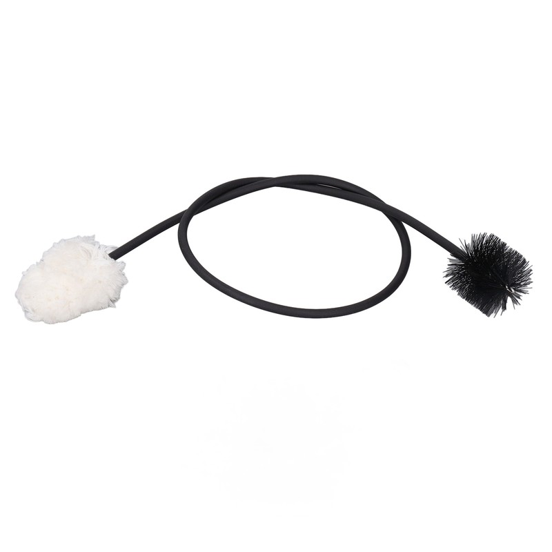 Saxophone Neck Cleaning Brush 50cm Bendable Metal Cotton Thread and