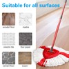 Queta 6 Pcs Spin Replacement Heads Microfibre Mop Refill Head