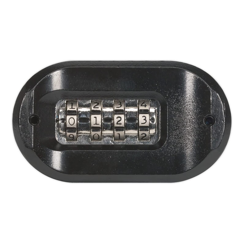 Sealey Pl603L Steel Body Combination Padlock Long Shackle 62Mm