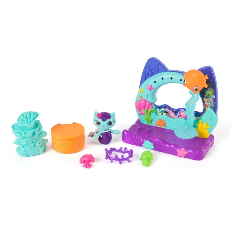 Gabby's Dollhouse Playset Movie Aquarium Balcony