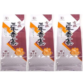 Harimaen Tea Organic 3 Years Bancha Tea Bag 24P Set of 3