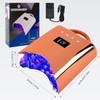 BOMOQING UV Nail Lamp, 78W Cordless LED Nail Dryer for