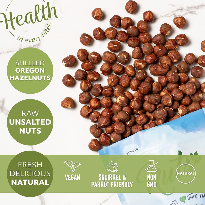 NUTS U.S. - Oregon Hazelnuts (Filberts) | Raw and Unsalted