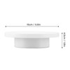 Rotating Display Stand White Plug in Remote Control Load Bearing