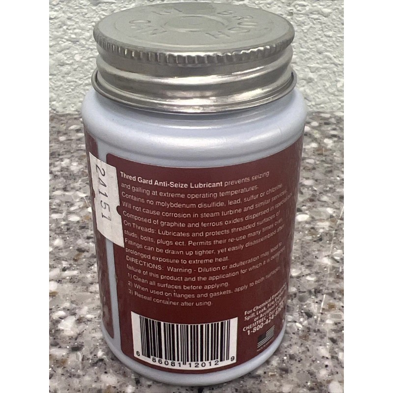 Gasoila Thred Gard Copper Based Anti-Seize and Lubricating 1/4 Pounds